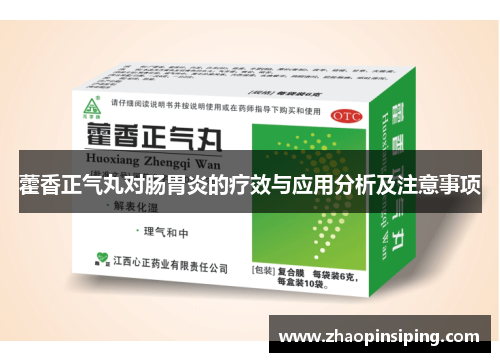 藿香正气丸对肠胃炎的疗效与应用分析及注意事项